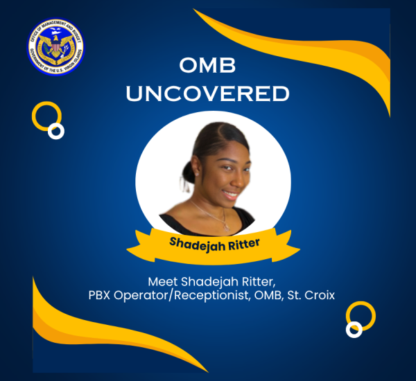 Navy And Yellow Modern Congratulation Best Employee Of The Month Instagram Post (Facebook Post)